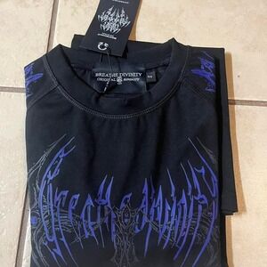 Black and purple Breathe Divinity shirt
